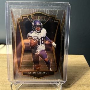 JUSTIN JEFFERSON PANINI SELECT ROOKIE CARD 🔥